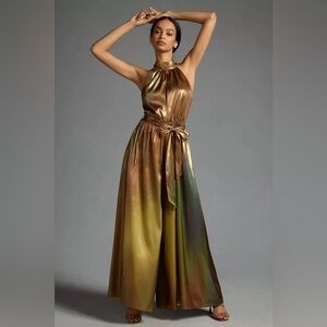 NWT Hutch Halter Wide-Leg Jumpsuit